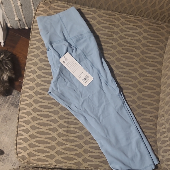 CRZ YOGA Light Blue Capris - Picture 1 of 1